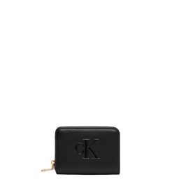 CALVIN KLEIN Portofel Bold Ck Medium Zip Around LV04F1154G UB1 black