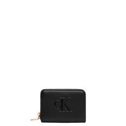 CALVIN KLEIN Portofel Bold Ck Medium Bifold LV04F1156G UB1 black