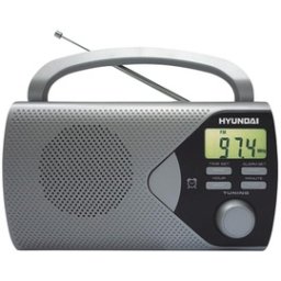 Radio portabil Hyundai PR200S Retro, argintiu