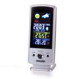 Statie meteo Mesko MS 1177, termometru interior-exterior, ceas, alarma