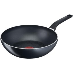 Tigaie Wok Tefal Start&Cook, 28 cm, inductie, Argintiu\ Negru