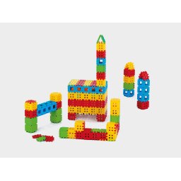 Set de construit cu blocuri, Marioinex Waffle, 170 piese