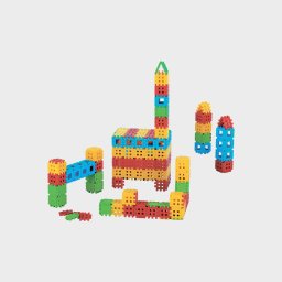 Set de construit cu blocuri, Marioinex Waffle Mix, 170 piese