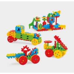 Set de construit cu blocuri, Marioinex Waffle Mix, 150 piese