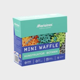 Set de construit cu blocuri, Marioinex Mini Waffle, Botanic, 200 piese