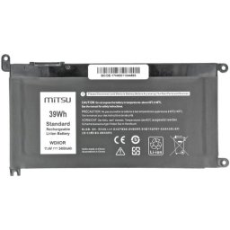 Baterie de laptop MITSU BC/DE-17H, pentru Dell, 3400 mAh, 39 Wh, 11,4 Volti, 4 celule, Li-Ion