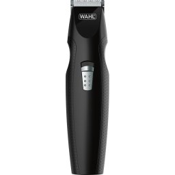 Aparat de tuns barba si mustata Wahl 05606-508, 4 piepteni de ghidare, 6 trepte de taiere, stand depozitare, Negru