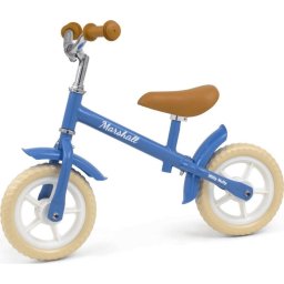 Bicicleta copii Marshall, Milly Mally, 10 inch, peste 2 ani, fara pedale, Albastru deschis