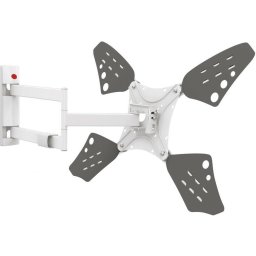 Suport TV de perete Barkan 3400LW.W, reglabil, 13"-80" (32cm-203cm), Alb