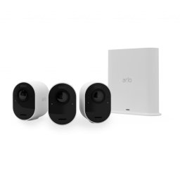 Set camere supraveghere Arlo Ultra 2, Wireless, 4K HDR, Night Vision, Audio bidirectional, Waterproof (Alb)