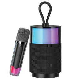 Difuzor USAMS Bluetooth 5.3, Seria YIN, cu microfon fara fir, Negru