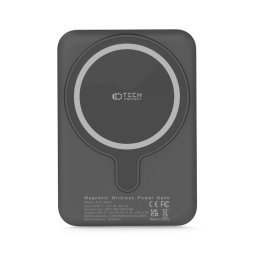 Baterie externa magnetica TECH-PROTECT LifeMag PB10 5000 mAh, compatibila MagSafe, 15W, Cablu USB-C, Negru