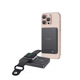 Baterie Externa Wireless Tech-Protect PB33 LifeMag, 5000mAh, 15W, FQI, 1 x QI - 1 x USB-C, Neagra