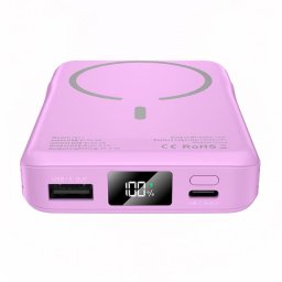 Baterie Externa Wireless Tech-Protect PB31 LifeMag, 10000mAh, 15W, FQI, 1 x Lightning, 1 x QI, 1 x USB-A, 1 x USB-C, Mov