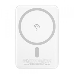 Baterie Externa Wireless Dudao K14S, 5000mAh, 10W, PD + QI, 1 x QI - 1 x USB-C, Alb
