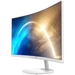Monitor LED, MSI PRO MP341CQW, 34", VA, ecran curbat, UWQHD, 3440 x 1440, 1ms, 100Hz, HDR, Alb