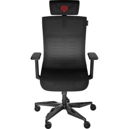 Scaun gaming Genesis Astat 700 G2, material textil, reglabil pe inaltime, greutate maxima suportata 120 kg, inaltime scaun reglabil 44.5- 51.5 cm, tesatura Mesh PureFlow™ Plus, tetiera si cotiere ajustabile 3D, Negru