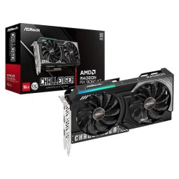 Placa video ASRock RX9060 XT Challenger 16GB, GDDR6, 128bit, RGB, 1xHDMI, 2xDisplayPort