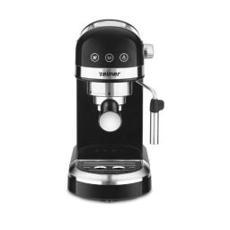 Espressor Zelmer ZCM7295, 1350 W, 20 bar, touch control, rezervor apa 1.4l, Inox-Negru