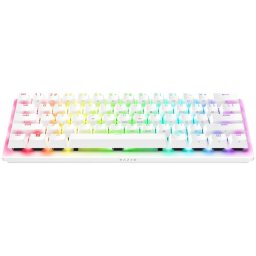 Tastatura gaming mecanica cu fir Razer Huntsman V3 Pro Mini, Razer Analog Optical Switch Gen-2, iluminare Razer Chroma RGB, US layout, Alb