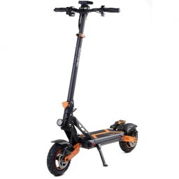 Trotineta electrica Kukirin G2 Max, viteza maxima 55 km/ora, autonomie max 80km, motor 1000W, acumulator 48V 20Ah, Negru-Portocaliu