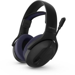 Casti de gaming wireless Lenovo Legion H410, Wi-Fi, Bluetooth & 2.4GHz, Negru