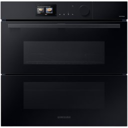 Cuptor incorporabil Samsung NV7B6799JAK/U2, Electric, 76 l, Autocuratare pirolitica, Dual Cook Steam, AI Pro Cooking, Camera, Dual Cook Flex , WiFi, Negru