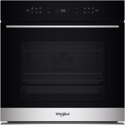 Cuptor incorporabil Whirlpool WOI78PT1SXA, Electric, 73 l, Autocuratare pirolitica, Thenologie al 6-lea simt, Casa A+, Negru/Inox