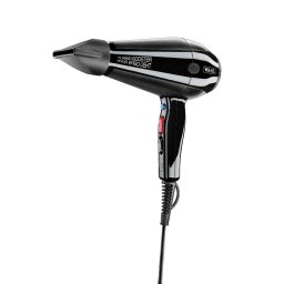 Uscator de par profesional, Wahl 4314-0475, Turbobooster, cu 2 viteze si 3 trepte de incalzire, Buton de aer rece, 2400 W, Negru