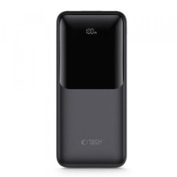 Baterie Externa Tech-Protect PB01, 10000mAh, 22.5W, QC + PD, 1 x USB-C - 2 x USB-A, Neagra