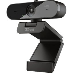 Camera Web Trust Taxon QHD, interfata USB 2.0, rezolutie video 2560x1440, 30 fps, Negru