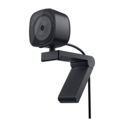 Camera Web Dell WB3023, senzor Sony CMOS, 2560 x 1440 pixeli, 2K QHD 30 fps, microfon, USB-A, Negru