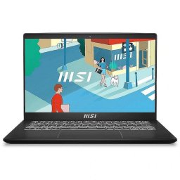 Laptop MSI Modern 14 H D13MG-095PL, procesor Intel Core i5-13420H, 14 inch, Full HD+, 16GB RAM, 512GB SSD, Intel Graphics, Windows 11 Home, Negru