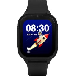 Ceas inteligent pentru copii Garett Kids Sun Ultra 4G, Negru