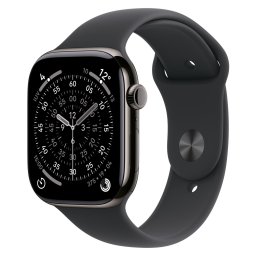 Ceas inteligent Apple Watch Series 11, 64 GB, negru, S/M, rezistent la apa 50 m, GPS, Wi-Fi
