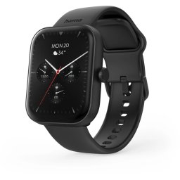 Ceas inteligent Hama 00178614, 1.65'', Android / iOS, Negru