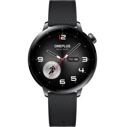 Ceas inteligent OnePlus Watch 3, 43mm, GPS, NFC, Bluetooth, Wi-Fi, Otel Negru