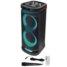 Boxa portabila MantaSPK5230, difuzor Karaoke, Bluetooth 5.0, Negru