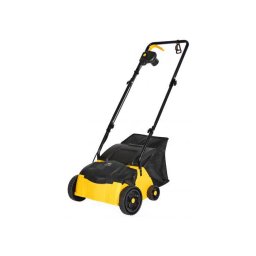 Scarificator si aerator gazon Texas MPC 1400 480090063153, 2-in-1, motor electric 1400 W, sac 35 litri, latime lucru 32 cm, reglaj central, galben
