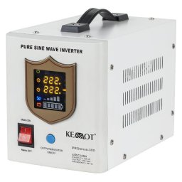UPS Centrale Termice Kemot URZ3404, unda sinusoidala pura, 500 VA, 300 W, 230 V, Alb