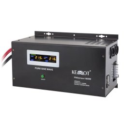 UPS Centrale Termice Kemot URZ3411, unda pura sinusoidala, 2200VA, 1600W, 12V, montabil pe perete