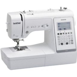 Masina de cusut computerizata Brother A150VM1, 150 Cusaturi, 10 Broderi, 850 Imp/min, Iluminare LED, Ecran LCD, Alb