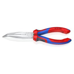Cleste cu varf semirotund Knipex, indoit 200mm, cu manere multicomponent