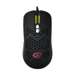 Mouse gaming Esperanza EGM702, cu fir, iluminare RGB, 7200 DPI, USB, Negru