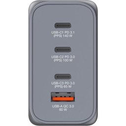 Incarcator retea Verbatim GNC-240 GaN 240W EU/UK/US
