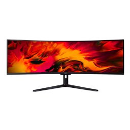 Monitor Acer Curved ZeroFrame EI491CR S, 49", VA, Dual FHD (3840x1080), 144Hz, 4ms, Difuzoare, HDMI, Display Port, Pivot, Negru