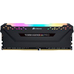 Memorie Corsair Vengeance RGB Pro, DDR4, 8GB, 3200MHz, CL16, Bulk, Negru
