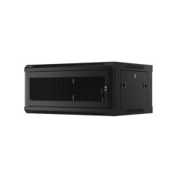 Cabinet metalic Lanberg WF01-6404-23B 4U, Wall mount, 450 mm, Metal door, Negru