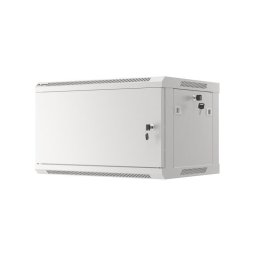 Cabinet metalic Lanberg WF01-6606-00S 6U, Wall mount, 600 mm, Metal door, Gri
