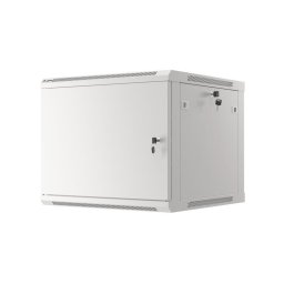 Cabinet metalic Lanberg WF01-6609-00S 9U, Wall mount, 600 mm, Metal door, Gri